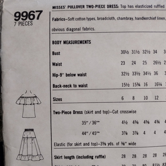 Simplicity Sewing Pattern 9967 - Picture 5 of 6